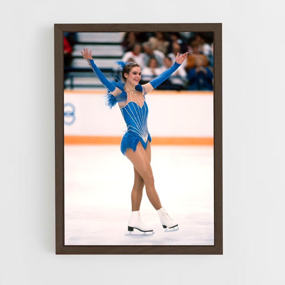 Poster Katarina witt patineuse – affiche Patinage artistique (vue 5)